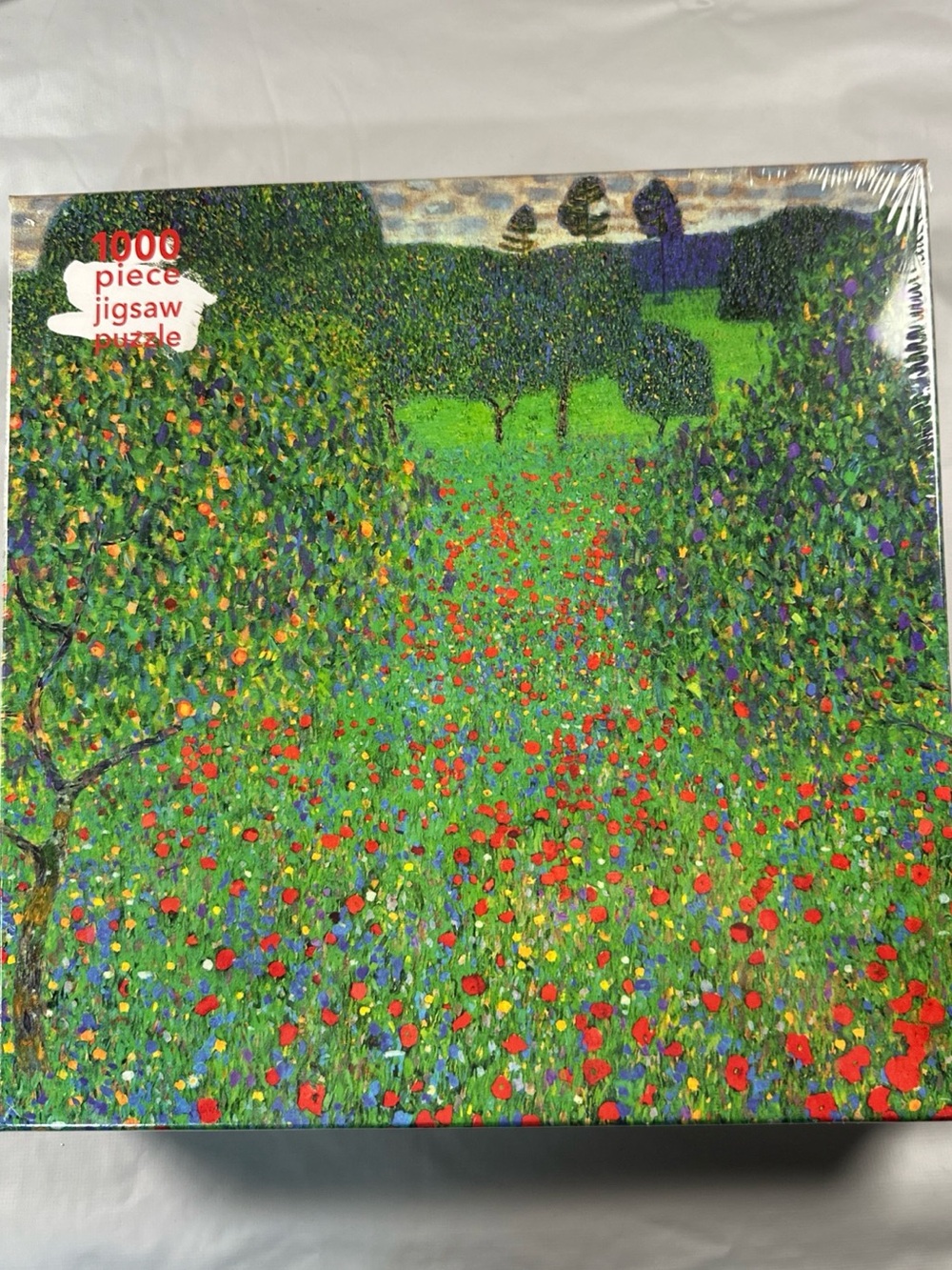 1000-Piece Meadow Flower Field Jigsaw Puzzle - Green